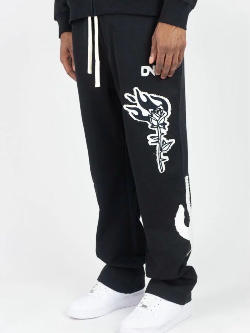 DVMT Combustion Relaxed fit heavyweight Streetwear skater sweatpants Large
